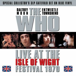 The Who Live At The Isle Of Wight Festival 1970 3 Lp Blue Vinyl New/sealed