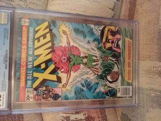 The X - Men 101 Cgc 7.  5 Origin And 1st App.  Of Phoenix Ow To W Interior