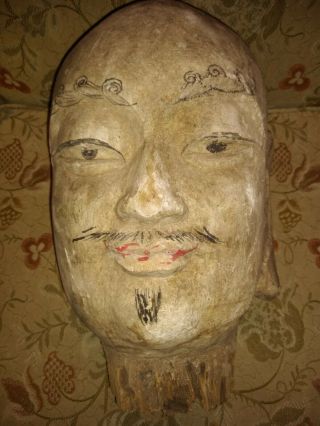 Very Old & Rare Hand Carved Buddha Head - Find