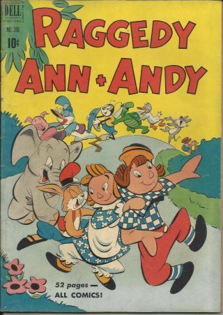 Raggedy Ann & Andy 306 Dell Four Color Comic 1950 Vg,  /fn -