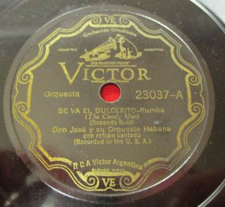 Don Jose / Bennie Moten 78 Rpm Victor 23037 Pre War Latin Jazz Territory V,