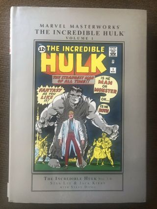 Marvel Masterworks The Incredible Hulk Volume 1 -,