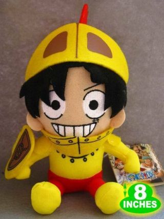 8 Inches One Piece Luffy Plush Anime Stuffed Pirate Doll Oppl3660