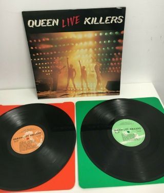 Queen - Live Killers Double Album Gatefold Near Vinyl 1979 Lp Pre Owned