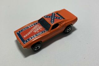 Vintage Hot Wheels Dixie Challenger Blackwall Orange Hemi