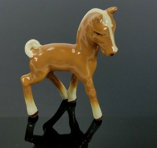 Vintage Miniature Ceramic Porcelain Horse Pony Figurine