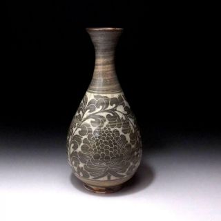 XH2: Vintage Japanese pottery vase by Famous potter,  Takashi Kimura 3