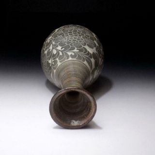 XH2: Vintage Japanese pottery vase by Famous potter,  Takashi Kimura 6