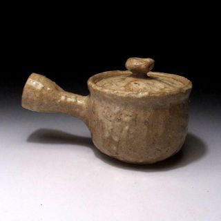 XD4: Japanese Tea Pot,  Hagi ware by Great Human Cultural Treasure,  Zenzo Hatano 4
