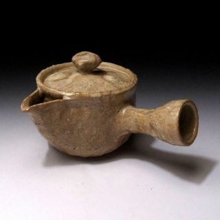 XD4: Japanese Tea Pot,  Hagi ware by Great Human Cultural Treasure,  Zenzo Hatano 5