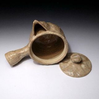 XD4: Japanese Tea Pot,  Hagi ware by Great Human Cultural Treasure,  Zenzo Hatano 6