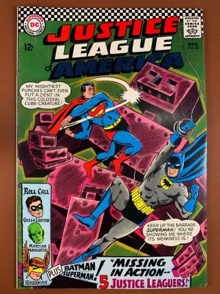 Justice League Of America 52 Dc Comics Silver Age
