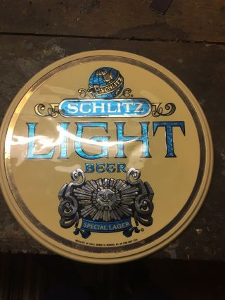 Vintage Schlitz Light Beer Sign