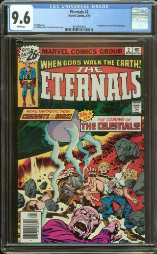 Eternals 2 Cgc 9.  6 1st Ajak & The Celestials White Pages