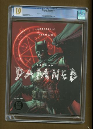 Batman Damned 1 Cgc 10.  0 Jim Lee Variant Uncensored 1st Black Label Dc Gem