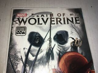 Death Of Wolverine 1 Salt Lake Comic Con SLCC Variant Signed By Greg Horn 2