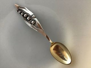 Lily Of Valley Rare 4.  25 " Shiebler Flora Sterling Silver Demitasse Spoon Heavy