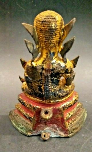 Fine Antique Bronze Buddha - THAILAND - 19th or Early 20th Century 4
