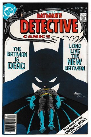 Detective Comics 472 (nm -) Death Of Hugo Strange Dc 1977 Bruce Wayne