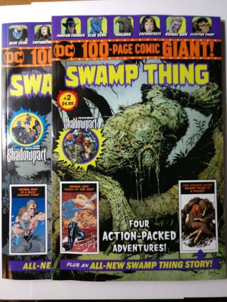 Swamp Thing 2 & 5 100 - Page Comic Giant Walmart Exclusive Comic.