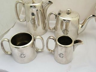 Vintage Hotwel Ware Silver Plated Tea Set 