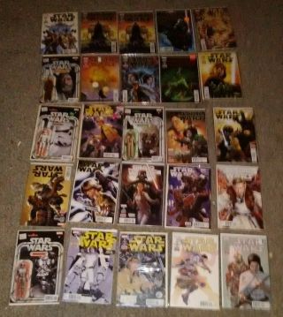 Star Wars 1 - 50,  51 Annual 1 - 4 Many Varriant 1:25 Nearly 67 Issues Nm