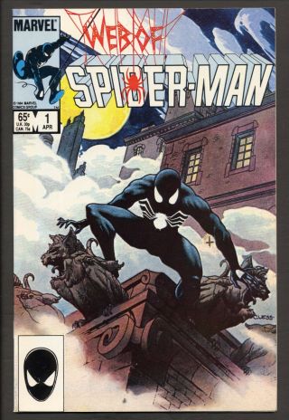 Web Of Spiderman 1 (1985) 1st Vulturions App.  Charles Vess Cover Vf/nm