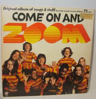 Come On And Zoom Album Of Songs 12 " Lp Vinyl Record 1974 Tv Show Rare