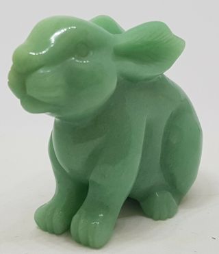Antique Chinese Nephrite Jade Figure Of A Rabbit