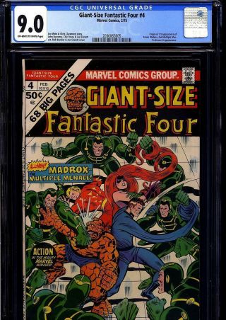 Giant Size Ff 4 Cgc 9.  0 1st Appearance Of Jamie Madrox,  Multiple Man