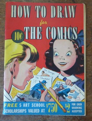 Vtg How To Draw For The Comics Golden Age Book Street & Smith Publication 1942