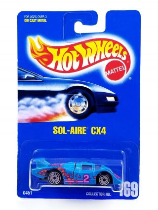 Hot Wheels - Sol - Aire Cx4 - 169 - Uh Black Base - 1 - Combined = 50¢