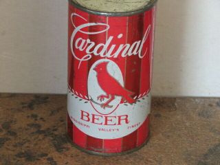 Cardinal Beer.  Really.  Inside.  Flat Top
