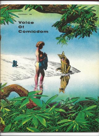 Voice Of Comicdom 16 Vintage Fanzine/richard Corben/frank Frazetta/vaughn Bode