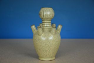 Fine Antique Chinese Crackle Porcelain Vase Rare X9812