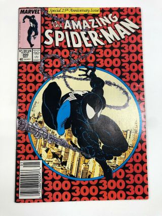 The Spiderman 300 Vf 1st Full Venom Mcfarlane May 1988 Marvel