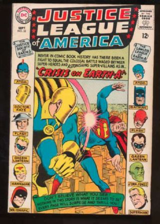 Justice League Of America (1960 Series) 38 In F Minus Cond.  Dc Comics [ Rc]