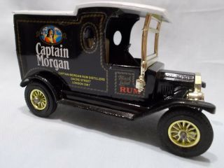 Matchbox Models Of Yesteryear Y12 - 3 1912 Model T Van Captain Morgan Issue 1