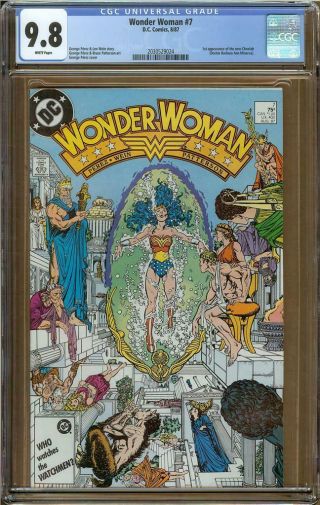 Wonder Woman 7 Cgc 9.  8 (1987) 1st Cheetah Barbara Minerva