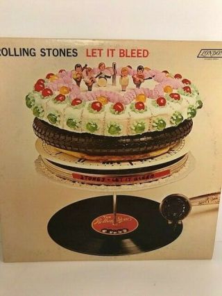 The Rolling Stones - Let It Bleed Lp Record Vg,  /vg,  Stereo London Nps - 4 1st Press