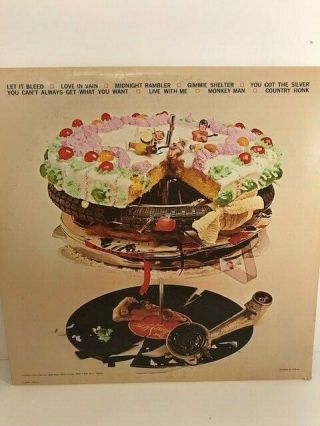 The Rolling Stones - Let It Bleed LP Record VG,  /VG,  Stereo London NPS - 4 1st press 2