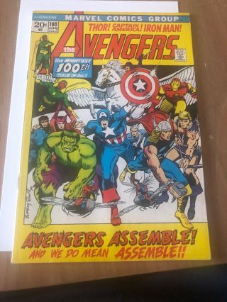 The Avengers 100 (jun 1972,  Marvel)