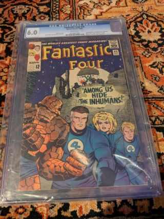 Fantastic Four 45 Cgc 6.  5 First Inhumans Key Issue Comic (dec 1965,  Marvel)