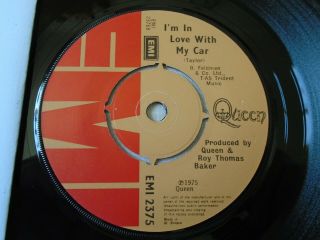QUEEN FREDDIE MERCURY - BOHEMIAN RHAPSODY 1975 UK EMI 2375 EX 4