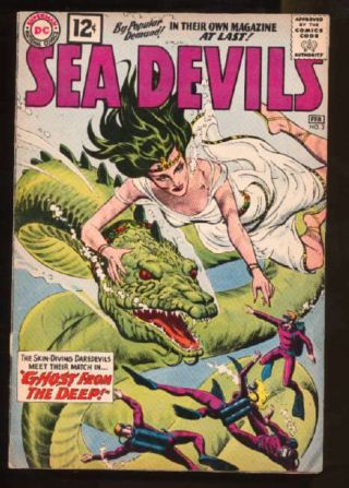 Sea Devils 3 In.  Dc Comics [ E1]