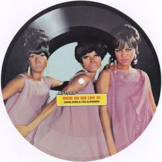 Diana Ross And The Supremes On Motown - Rare Cardboard Disc