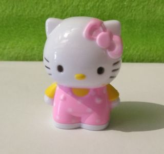 Hello Kitty Pencil Sharpener - Pink Outfit With Bow - Figural - Plastic -
