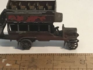 Antique Toy Bus N Driver By Lesney England Estate Find