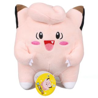 Official 8.  7 " 22cm Clefairy Licensed Pokemon Plush Toys Soft Stuffed Animal Doll