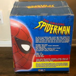 DYNAMIC FORCES SPIDER - MAN LIFE SIZE BUST HEAD BY ALEX ROSS STATUE MARVEL 11